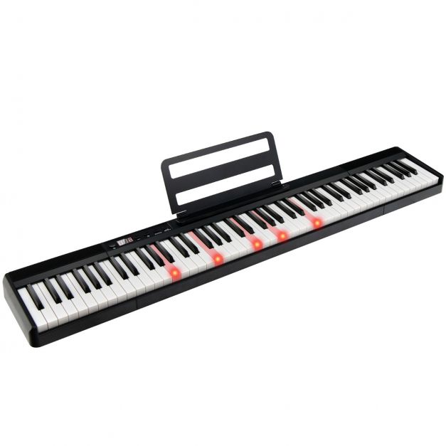 Clavier Numérique Piano 88 Touches Portable Fonction Bluetooth