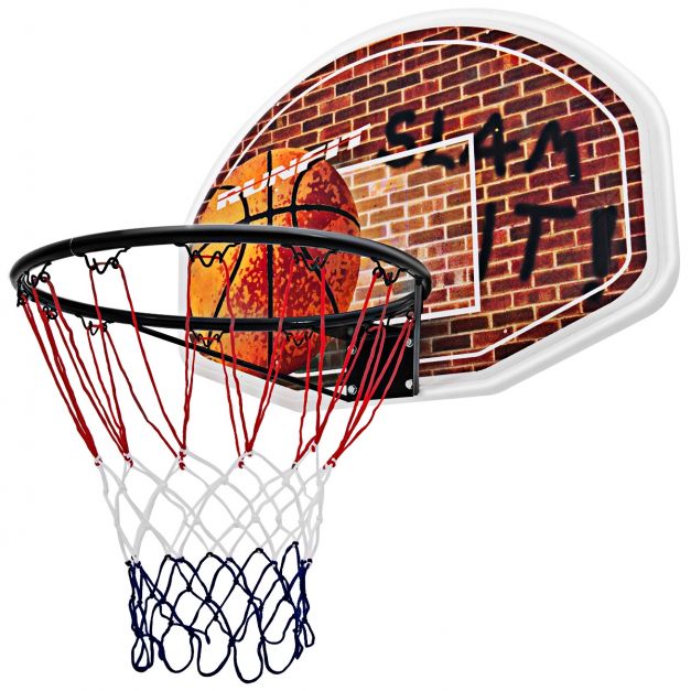Mini Panier de Basket Mural 73,5 x 51CM Filet en Nylon Fixer en