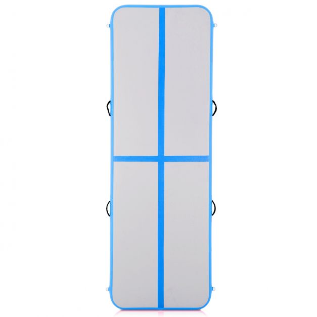 Tapis de fitness pliable épaisseur 7 mm, bleu