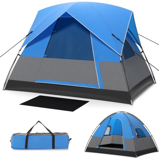 Beimus Tente de camping d'extérieur à ouverture rapide avec sac de transport pour 2 à 3 personnes