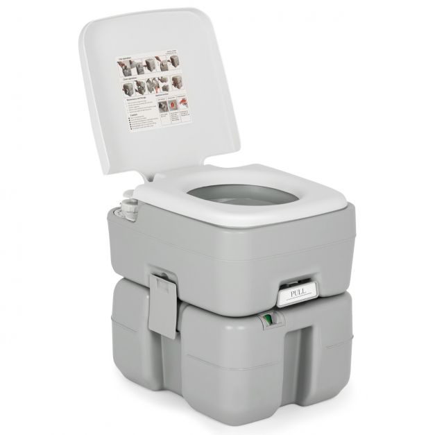 20L WC Toilettes Portables Toilettes de Camping Supporter 200 kg