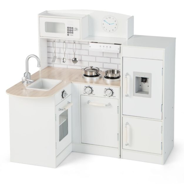 Set De Casseroles Jouet Pour Enfants Avec Cuisinière 2 Feux - Ustensiles Et Aliments Inclus - Teorema - 9