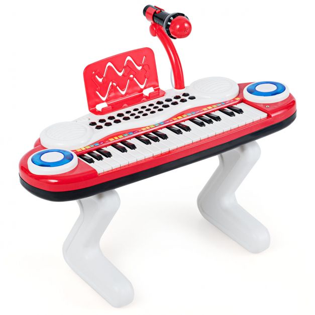 AIYAPLAY Piano enfant électronique 32 touches multifonctions avec