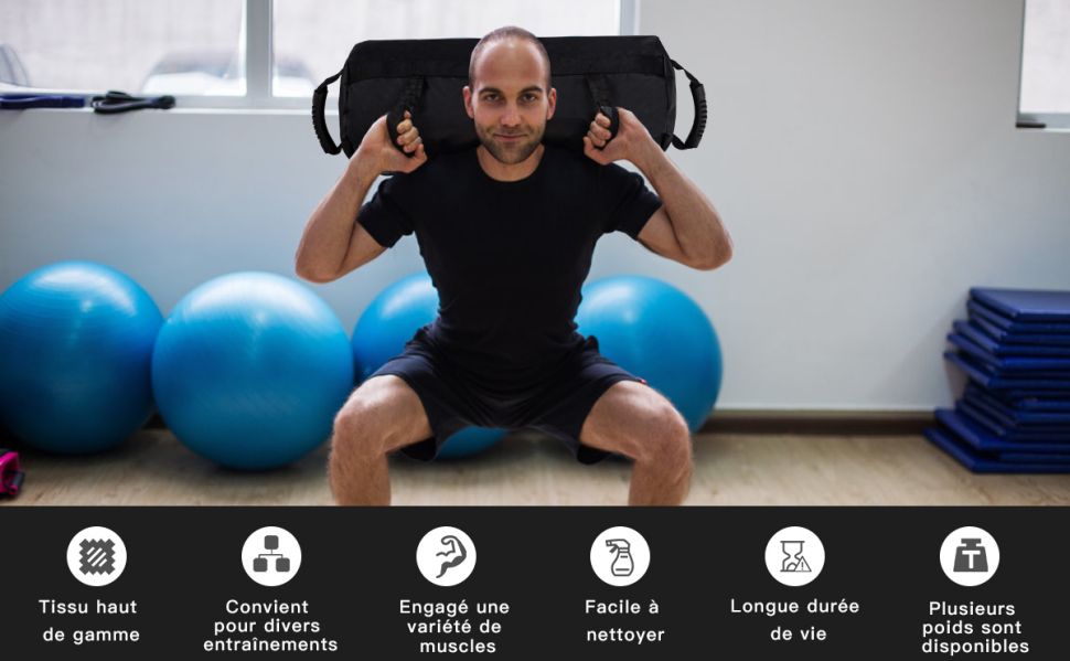 2 pièces haltérophilie réglable haltères remplis d... – Grandado