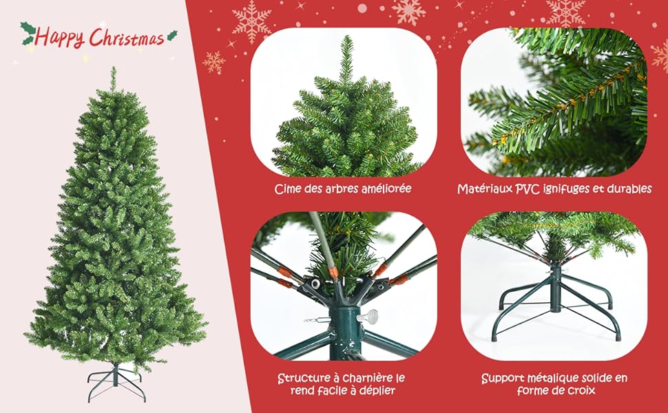 Kerstboom voor binnen- en buitendecoratie