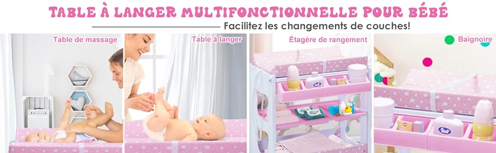 table-a-langer-bebe-avec-roues