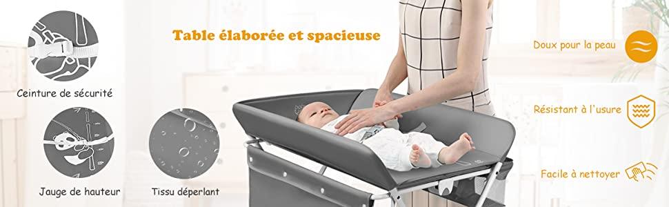table-a-langer-pliable-a-4-roues