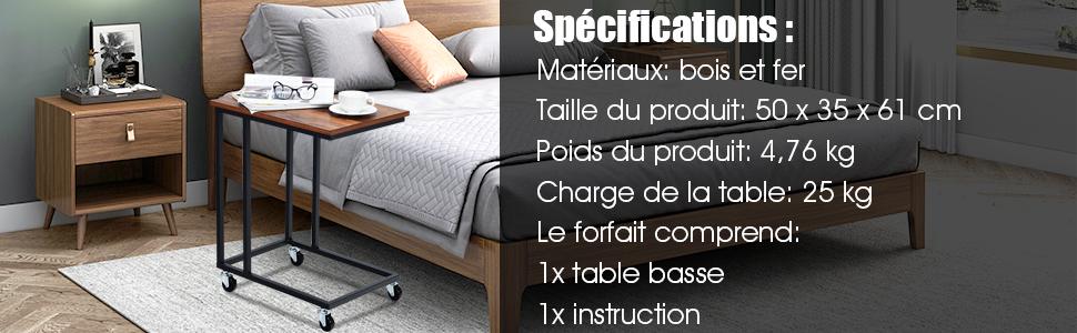 table-d-appoint-industrielle