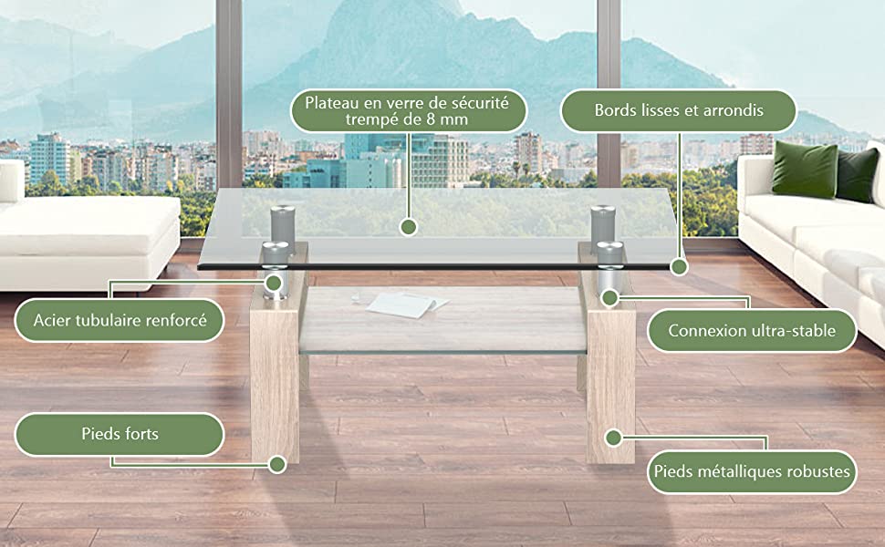 table-de-salon-verre