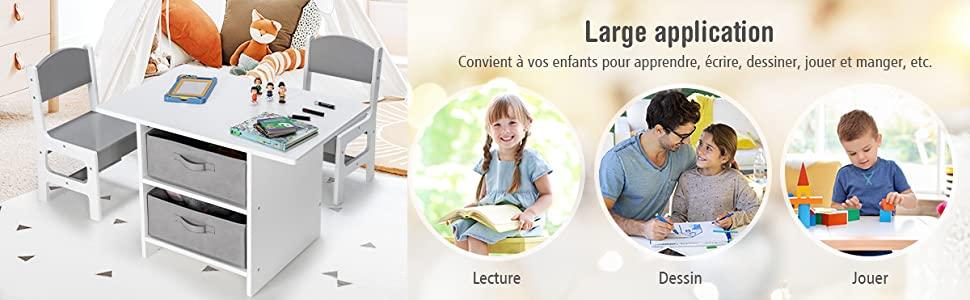 table-pour-jeunes-enfants