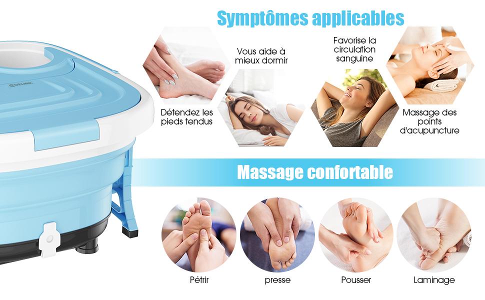 verwarmde voetthalassotherapie