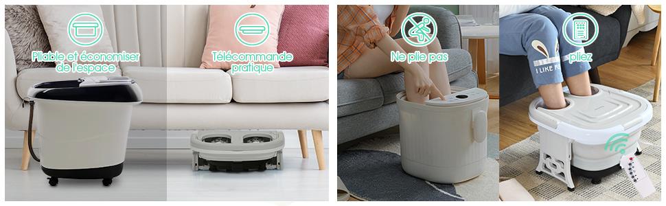 verwarmde voetthalassotherapie