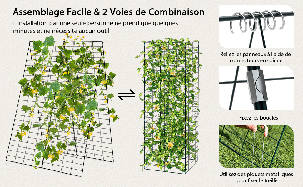 tuteur-de-concombre-pliable